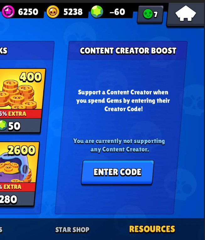Промокоды Brawl Stars