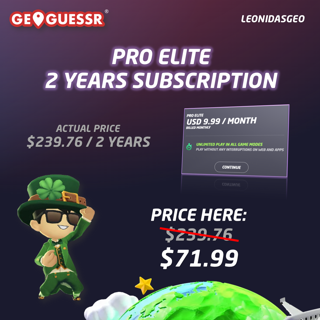GeoGuessr Subscription to YOUR ACCCOUNT | Pro Elite 2 Years