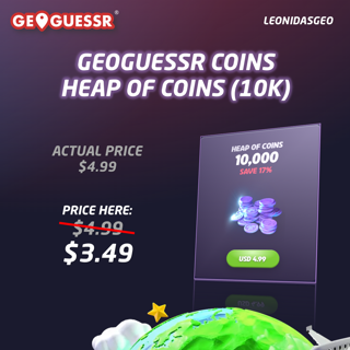 GeoGuessr Coins Shop to YOUR ACCOUNT | 10000 COINS