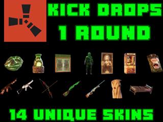 KICK DROPS 1 ROUND | 1 РАУНД | 14 / 14 УНИКАЛЬНЫХ СКИНОВ + ИНСТРУКЦИЯ | АВТОВЫДАЧА