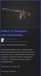 M4A1-S | Розовые шестигранники