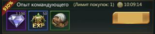 Опыт командующего | по ID | НЕДОРОГО
