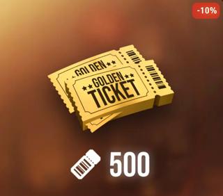 500 Golden Ticket | по ID | НЕДОРОГО