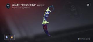 Karambit "Widow's Weave" | PATTERN 222| за 0.03 | через рынок