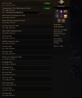 Продам свой личный акк 800$ + доступ к пое 2