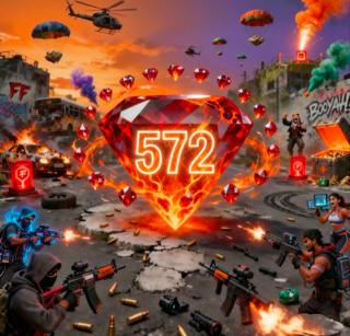 520+52 АЛМАЗОВ В FREE FIRE ПО ID БЕЗ ВХОДА НА АККАУНТ 