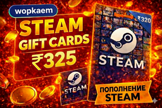 𒋲 325 INR 𒋲 STEAM GIFT CARD 𒋲 БЫСТРАЯ ВЫДАЧА 𒋲