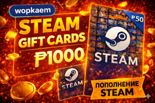 𒋲 1000 PHP 𒋲 STEAM GIFT CARD 𒋲 БЫСТРАЯ ВЫДАЧА 𒋲