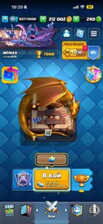 7000 Кубков, 119/121 карт, Топ прокачка и многое другое