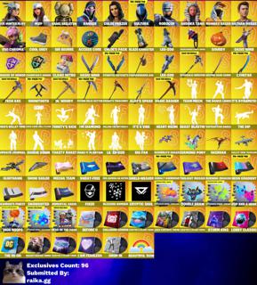 [3в1] / Мгновенный доступ • FN (все платформы) • 276 скинов • 2450 VB • Kaws Skeleton • Aloy • 2 значка FNCS • Полный доступ • 2 подарка