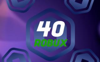 40 робуксов по выгодной цене