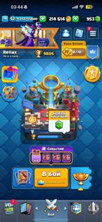 9.800 Кубков, 121/121 карт, Топ прокачка и многое другое