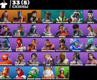 33 Скина | Снуп Догг | Дайго | Ночная Роза | Почта