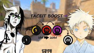 ♱♱ FACEIT 10 LVL (2001-2300) ♱♱ | PRICE FOR 1 GAME (+25) | 3500 ELO BOOSTER