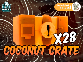COCONUT CRATE X28 БЫСТРАЯ ВЫДАЧА | TTD | Toilet Tower Defense |