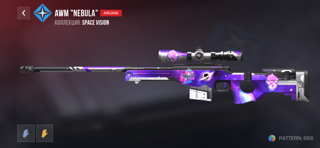 AWM Nebula || Pattern 666. Наклы на 10к голды