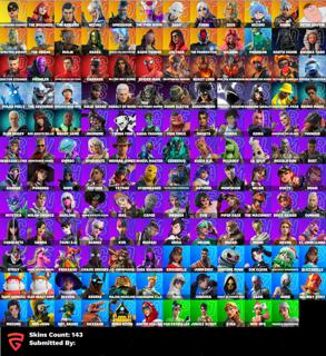 143 скинов / Космика / Билли Айлиш / Огромная Отлега / С Почтой