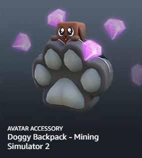 Ключ Roblox: Doggy Backpack - Mining Simulator 2