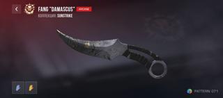 Нож FANG "DAMASCUS"