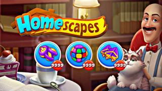 Homescapes 1450 всех бустеров за 5 минут(3 вида)