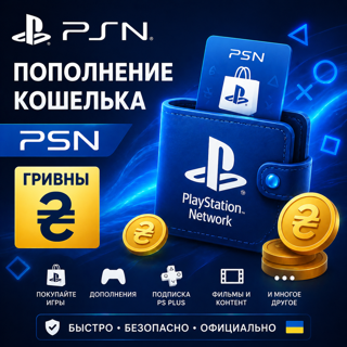 | ПОПОЛНЕНИЕ КОШЕЛЬКА НА 1000 UAH| PLAYSTATION| UAH | вход на аккаунт