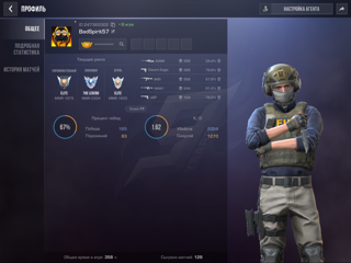 Аккаунт Standoff2/350Часов/Легенда в союзниках в 10-11 сезоне/2500mmr