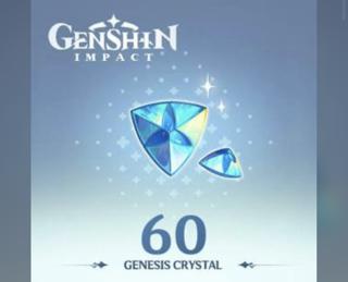 60 КРИСТАЛЛОВ GENSHIN IMPACT