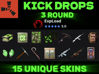 НОВЫЙ | KICK DROPS 3 ROUND | 15 / 15 УНИКАЛЬНЫХ СКИНОВ + ИНСТРУКЦИЯ | АВТОВЫДАЧА