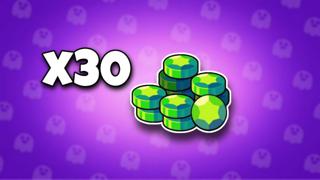 30 ГЕМОВ НА ВАШ АККАУНТ!
