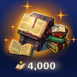 4000 очков обучения (любой сервер)