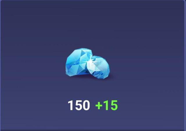 150+15 гемов в игру Mobile legends.
