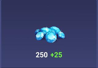 250+25 гемов в игру Mobile legends.