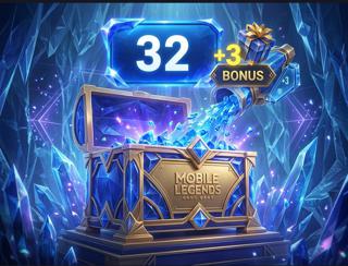 32+3 Алмаза для Mobile Legends | По UID | Быстро и Безопасно 
