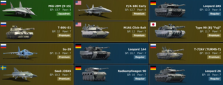 13.7 БР | T-80U-E1 | F/A-18C Early | Type 90B Fuji | TURMS-T | SU-39 | Mig-29M (9-15)