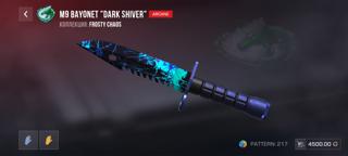 В продаже нож M9 Bayonet "Dark Shiver"