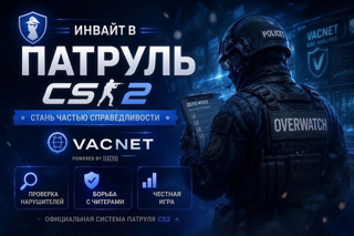 Инвайт в Патруль CS2 (VAC Net Labeling Portal)