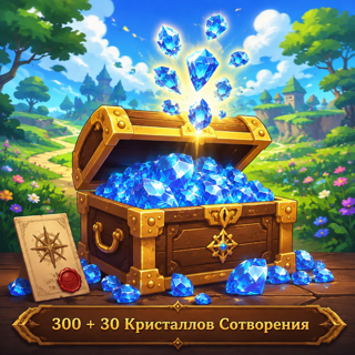 300+30 Кристаллов | По UID | Быстро | Безопасно