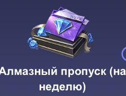 Недельный пропуск