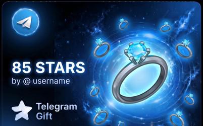 КОЛЬЦО 85 STARSПО @username️️БЕЗОПАСНО
