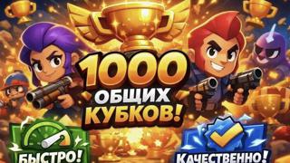 Буст по общим кубкам цена за 1000 кубков