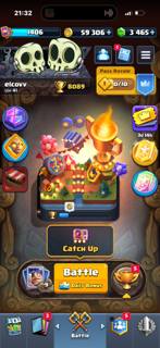 Clash Royale - Лютая Прокачка - 8089 Кубков - Вместе Идут COC и BS