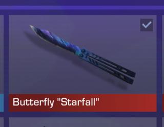 Butterfly "Starfall"