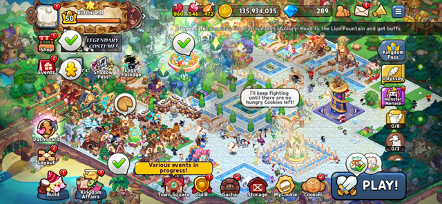 Lv 50, 169/180 cookies - full beasts, 5 ancients, 5 legendaries