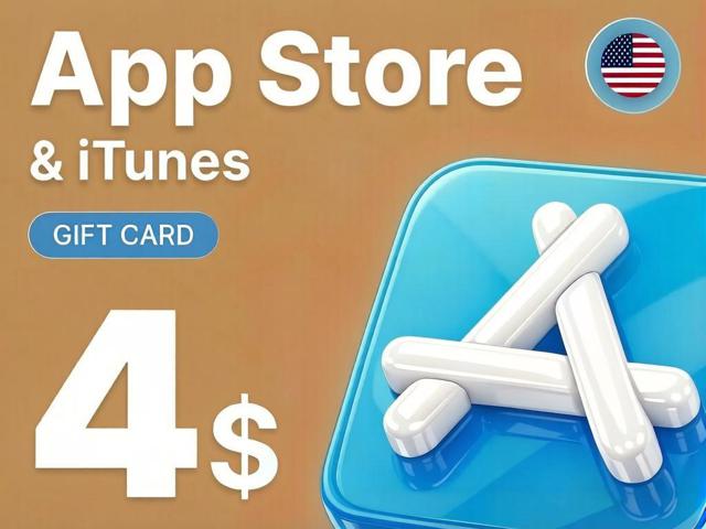 США ПОДАРОЧНАЯ КАРТА APPLE НА 4$