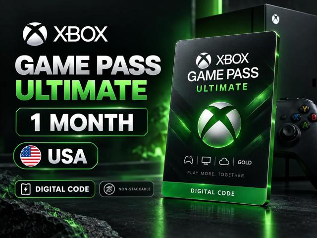 Xbox Game Pass Ultimate - 1 Moth | USA NON-STACKABLE