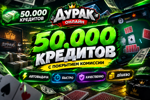 • АВТОВЫДАЧА 𝟐𝟒/𝟕 •【50.000 КРЕДИТОВ】 •【С ПОКРЫТИЕМ КОМИССИИ!】 •【ЛУЧШЕЕ КАЧЕСТВО】•