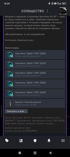 StatTrak AK-47 | Сланец