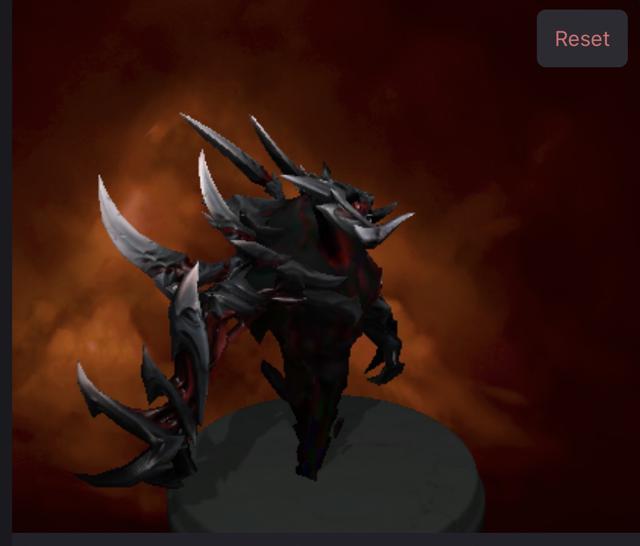 Скин на Shadow Fiend Eternal Harvet