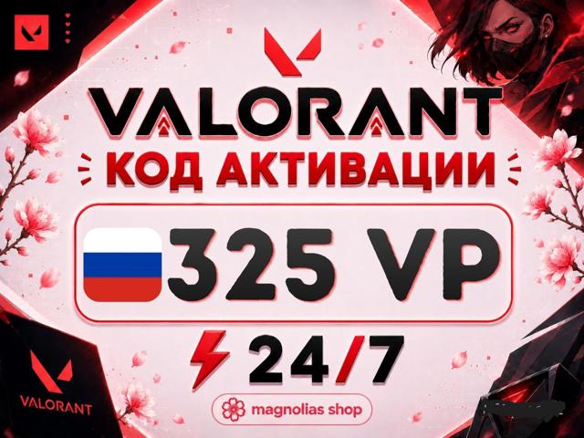 24/7 AВТОВЫДАЧА325 VPРОССИЯVALORANT