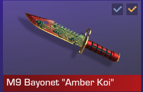 M9 AMBER KOI